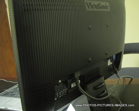 Viewsonic 22 In LCD Monitor Back View