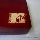 MTV CD DVD Holder Hard Wood Grain