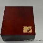 MTV CD DVD Holder Hard Wood Grain