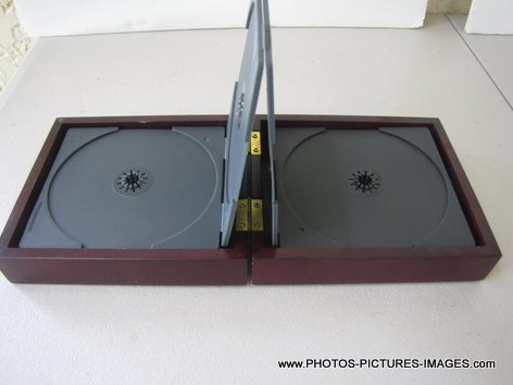 MTV CD and DVD Holder - Hard Wood Grain Finish