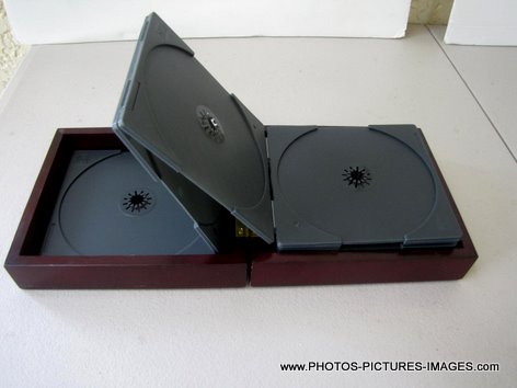 MTV CD and DVD Holder - Hard Wood Grain Finish