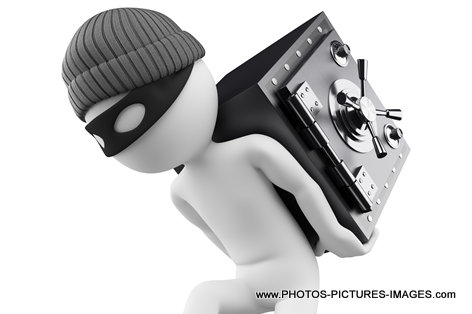 Robbery - Bank Robber and Safe