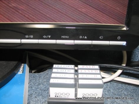 ASUS Computer Monitor Buttons